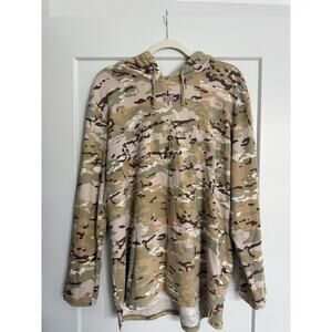 Camo Sweatshirt/Hoodie Streetwear, Christian Label - “Kindra In Christ” Merch XL